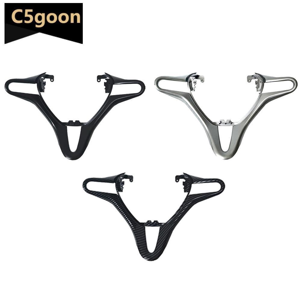 C5GOON Painel De Controle Do Volante De Fibra De Carbono Carro Guarnição Tira Interruptor Capa Para Honda Fit GE City 20