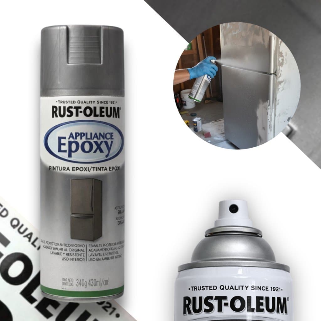Spray Para Eletrodomésticos Epoxy Aço Inox Brilhante Rust Oleum