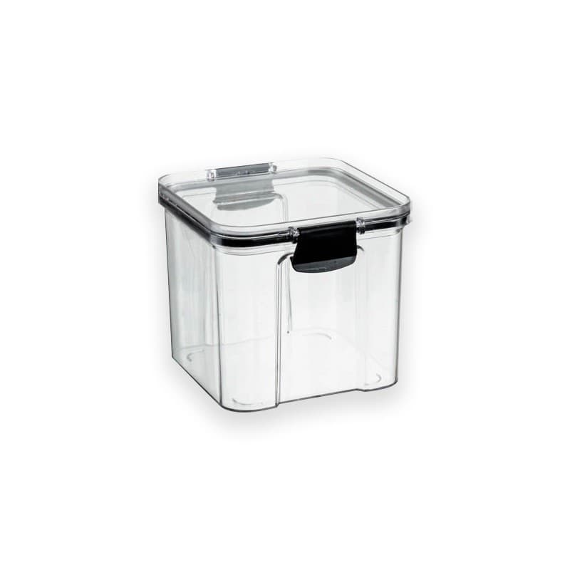 Pote para Mantimentos 710ml Hermético Organizador Slim com Fecho Praticidade Eficaz Imperdível SB