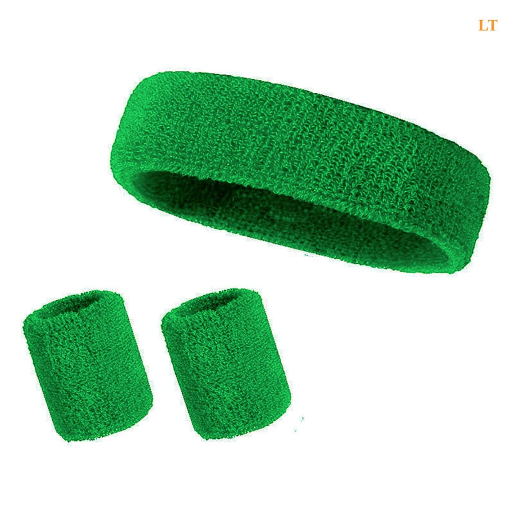 Conjunto De 3 Peças De Sweatbands Inclui Faixa Esportiva E Faixas De Pulso Para Futebol , Beisebol , Basquete , Boxe , T