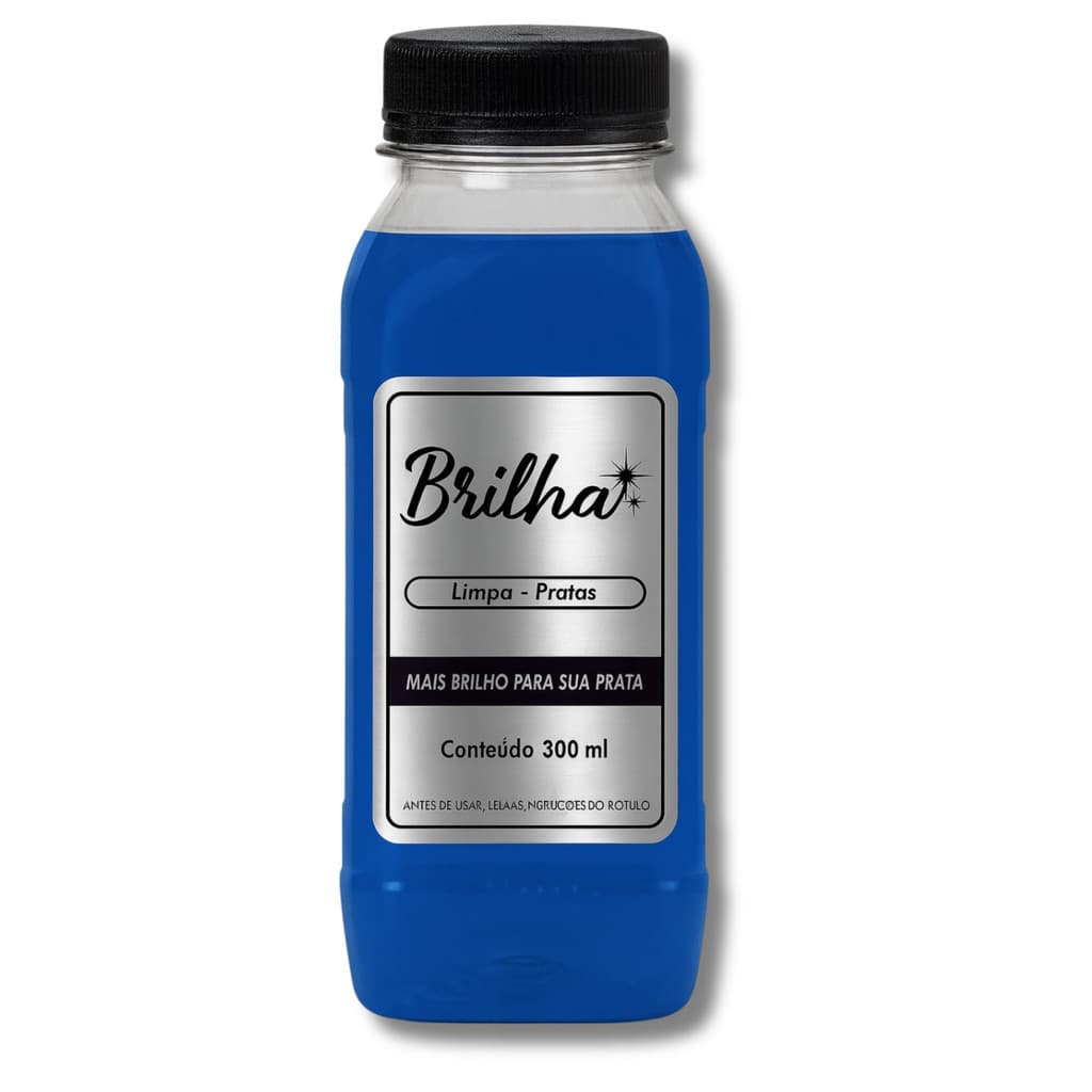 Limpa Pratas Brilha 300ml - Limpador de Prata ORIGINAL