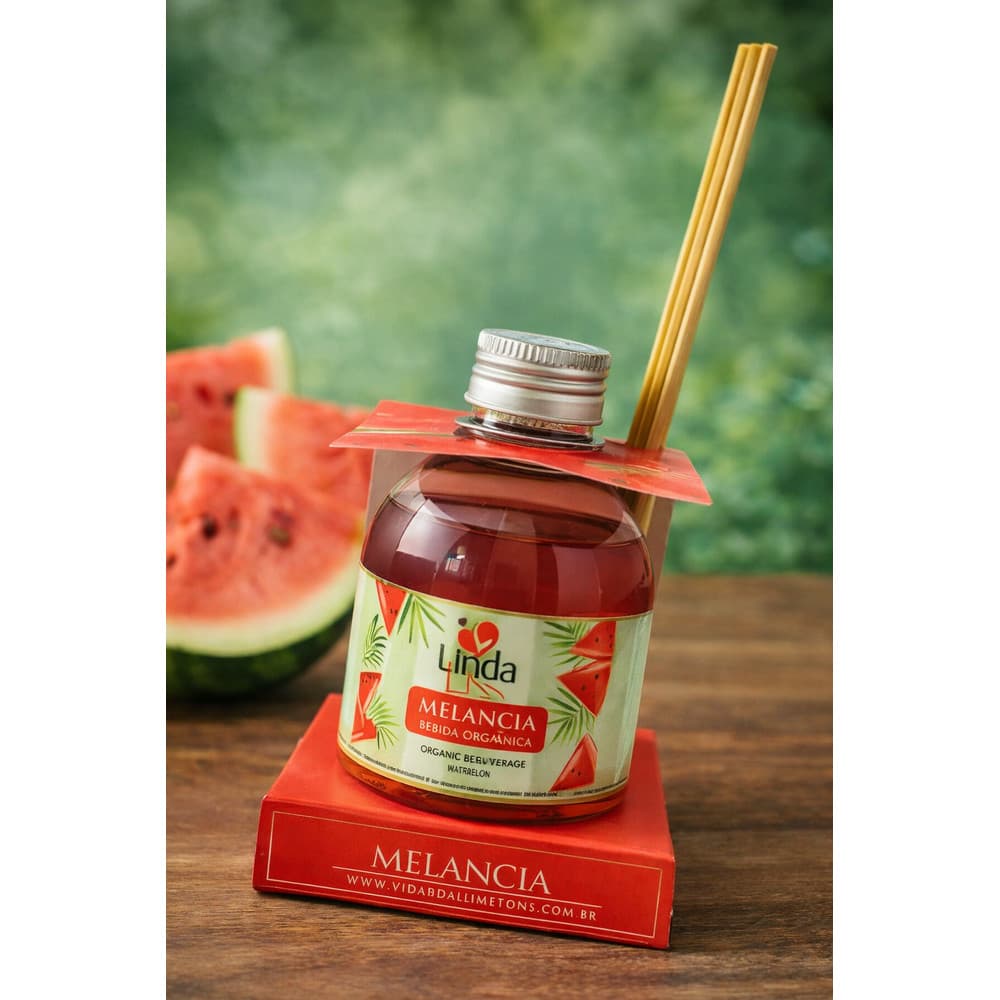 Aromatizador de Ambientes Linda Liss Melancia 250ml com Varetas