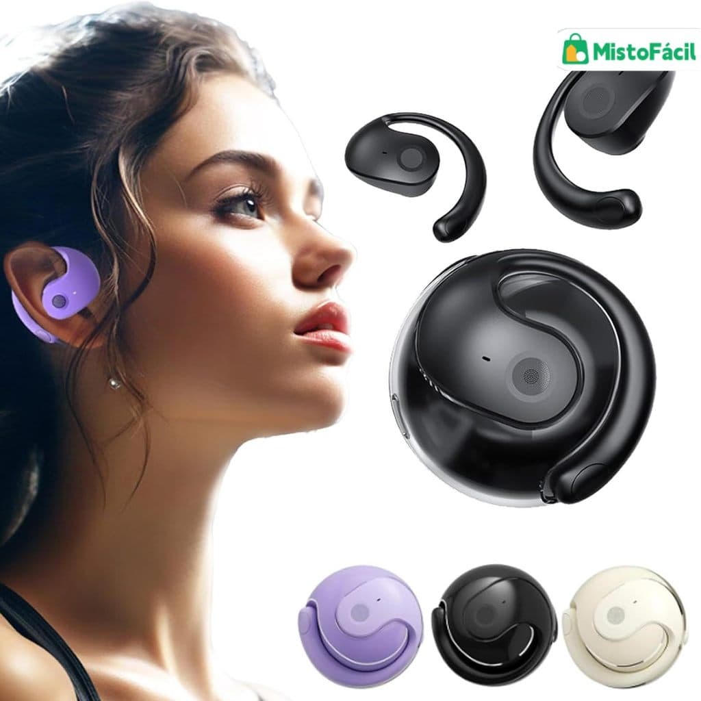 TWS Ergonômico Fone de ouvido Suporte Orelha Pendurada Anti-queda Bluetooth Sem fio
