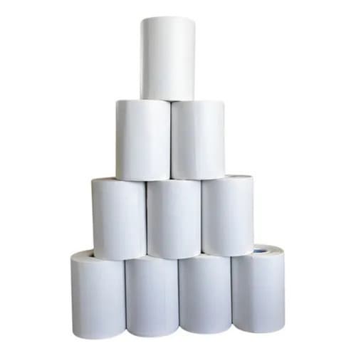 Kit 20 Rolo Etiqueta Logística Couche 100x50 30mts Impressão Transferência Térmica