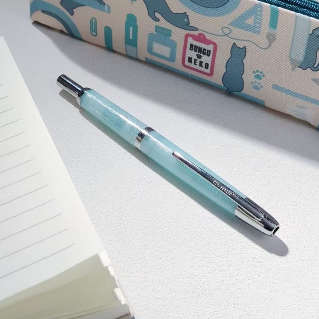 Cor Limitada ! JINHAO 20 Glacier Azul Rosa Ouro Clipe Resina Imprensa Caneta Tinteiro EF F De Tinta Com Conversor