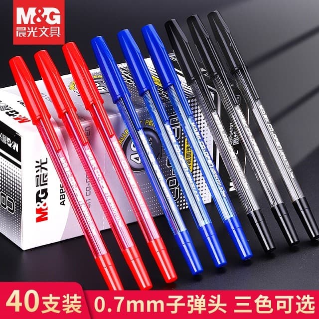 Chenguang Shangcheng Caneta Vermelha Professor Caneta Esferográfica Especial 0.7 Caneta de Óleo Caneta Esferográfica Pro
