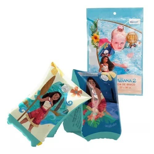 BOIA DE BRAÇO INFANTIL MOANA ATE 20kg BOIA PISCINA DISNEY