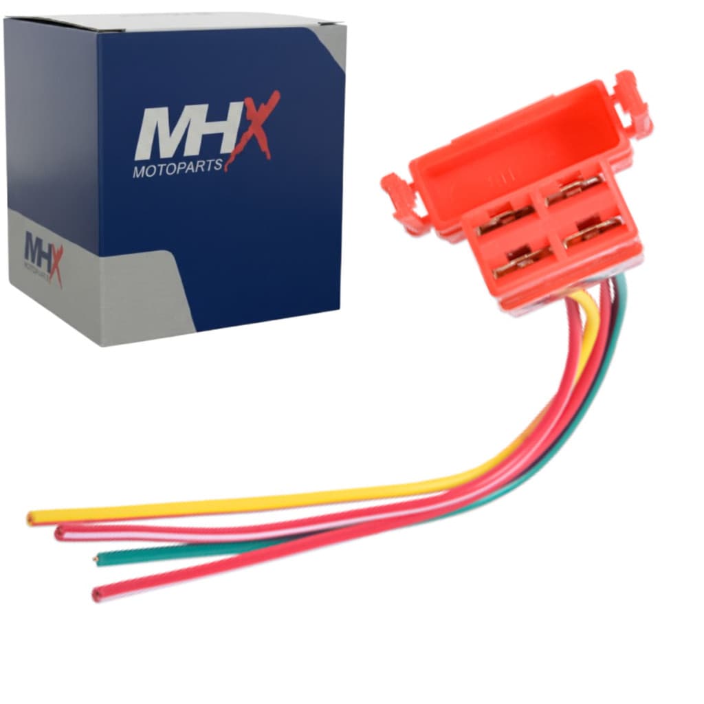 Conector 4 Pinos do Rele de Partida TITAN FAN BIZ XR CBX XR