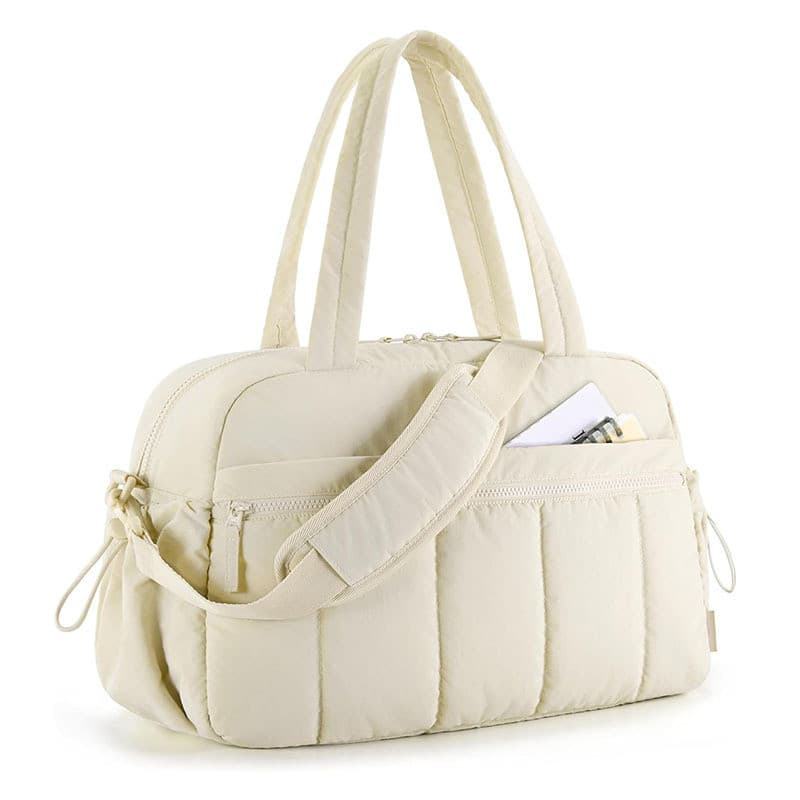 Bolsa de fitness casual feminina leve e espaçosa com separação úmida/seca