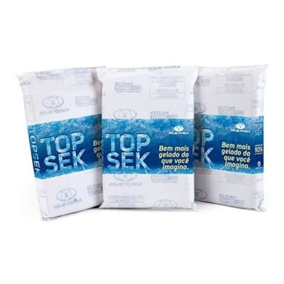 Kit C/10 Gelo Artificial Reutilizável Ice Foam 8,5 Cm