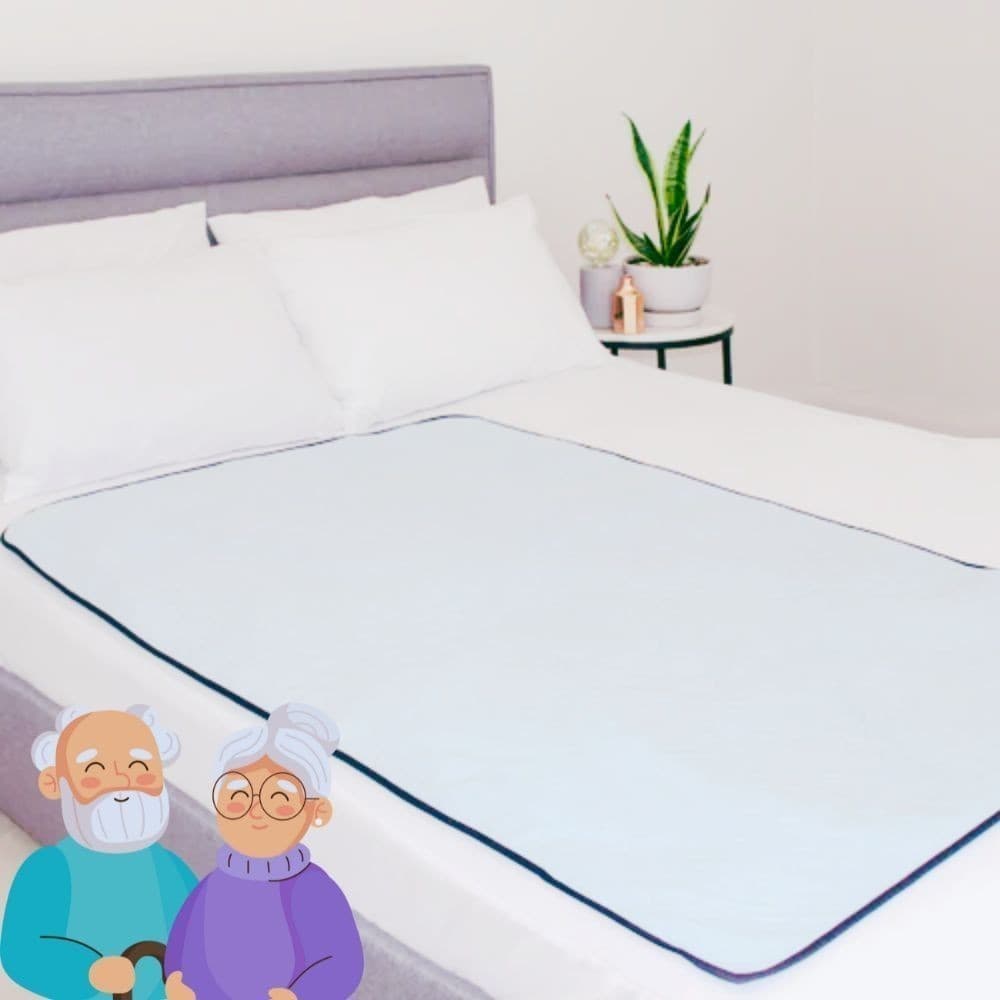 1 Un Protetor Impermeável De Colchão Lavável - Absorvente Geriátrico E Infantil - 100x70
