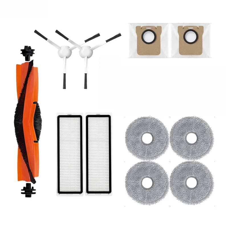 Para Xiaomi Robô Aspirador X20 Plus/X20 + Acessórios De Pó Peças Reposição Escova Principal Filtro Hepa Mop Almofada