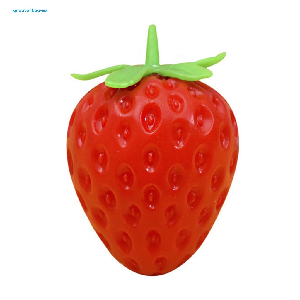 Anxiety Relief Strawberry Squeeze Toy Slow Rebound Anti-stress Fidget Ball Decompression Tool for Kids Adults Stress Fru