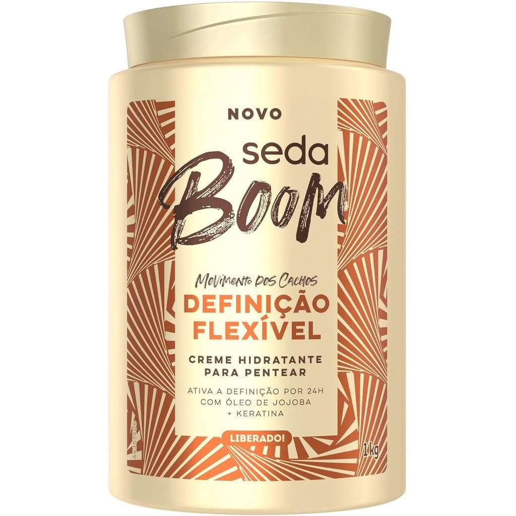 Seda Boom Creme para Pentear Definição Flexível 1 kg