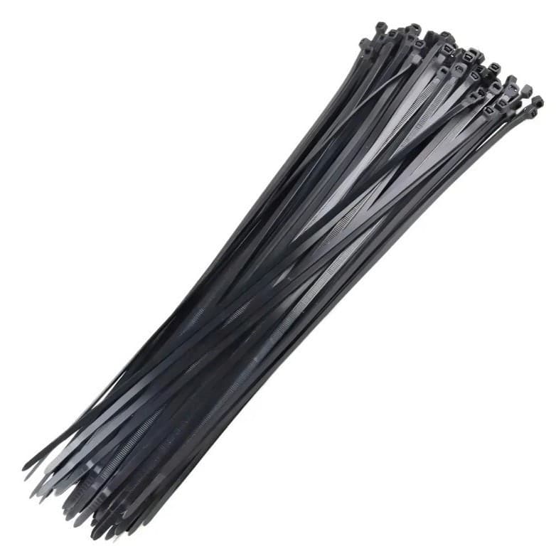 Abraçadeira de Nylon 2,5x200mm – Alta Resistência e Fixação Segura para Cabos e Organização