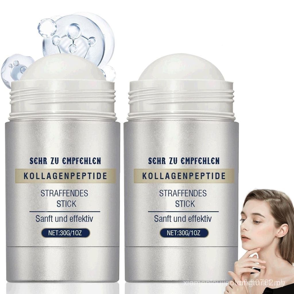 2 Peças de Sérum em Bastão Firmador com Peptídeos de Colágeno, Sérum em Bastão Firmador Avançado com Retinol, Para Rosto