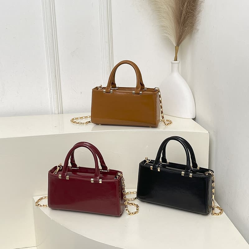 Bolsa mensageiro feminina bolsa de ombro Mini bolsa quadrada pequena