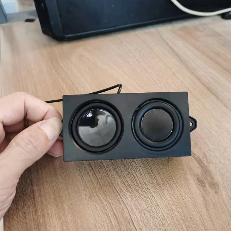 Único fio febre ativo Subwoofer computador pequeno alto-falante Interface de áudio USB embutido diy alto-falante
