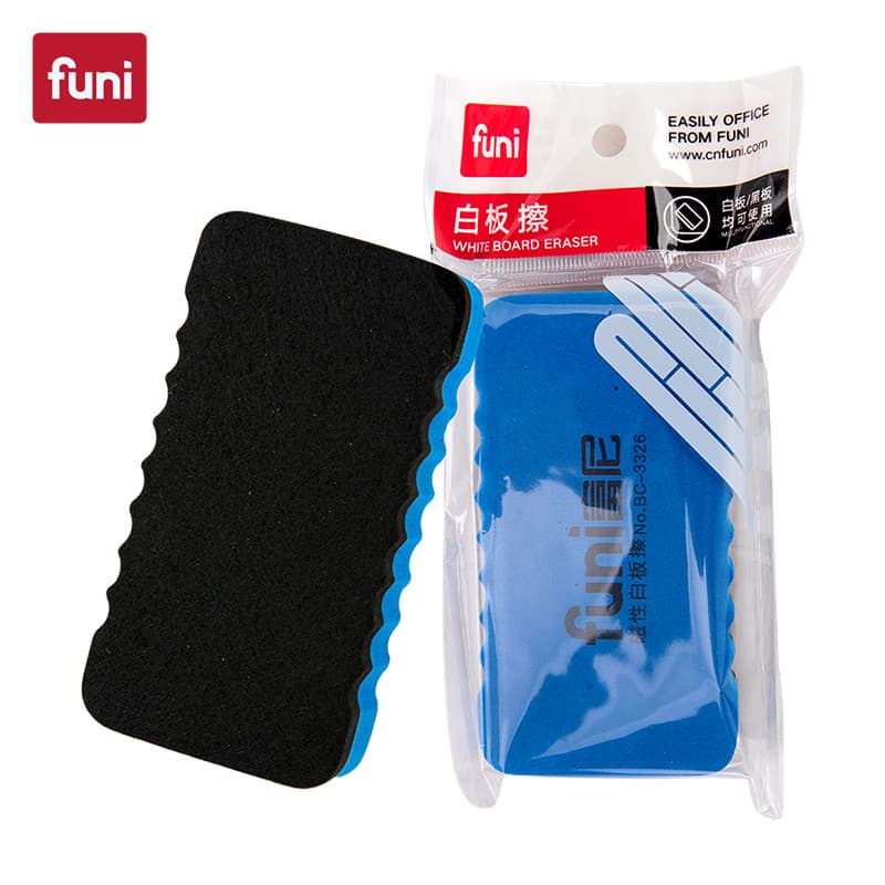 Funi Borracha magnética de feltro para quadro branco pode absorver caneta de quadro branco Borracha de quadro livre de p