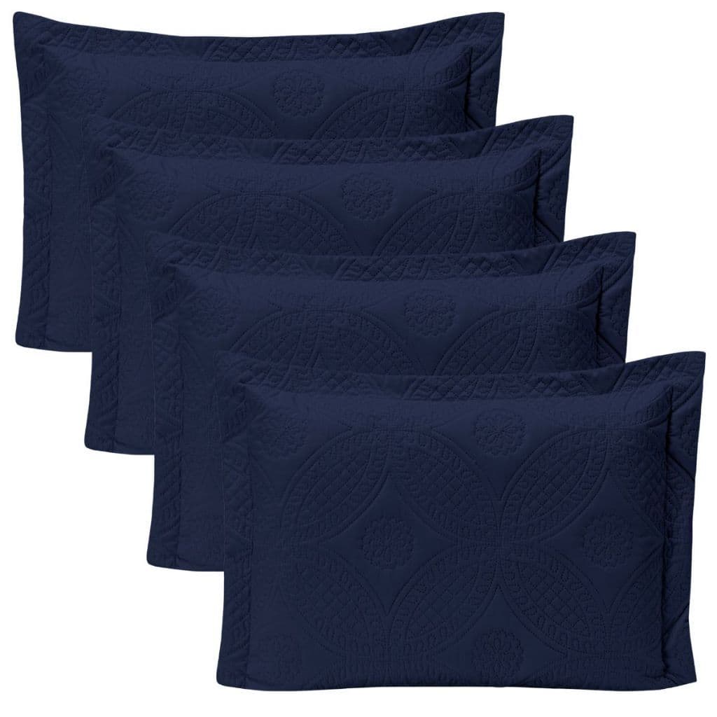 Kit 4 Porta Travesseiros 70x50 Matelado Bouti Premium Com Aba Debrum Decorativo Sofisticado