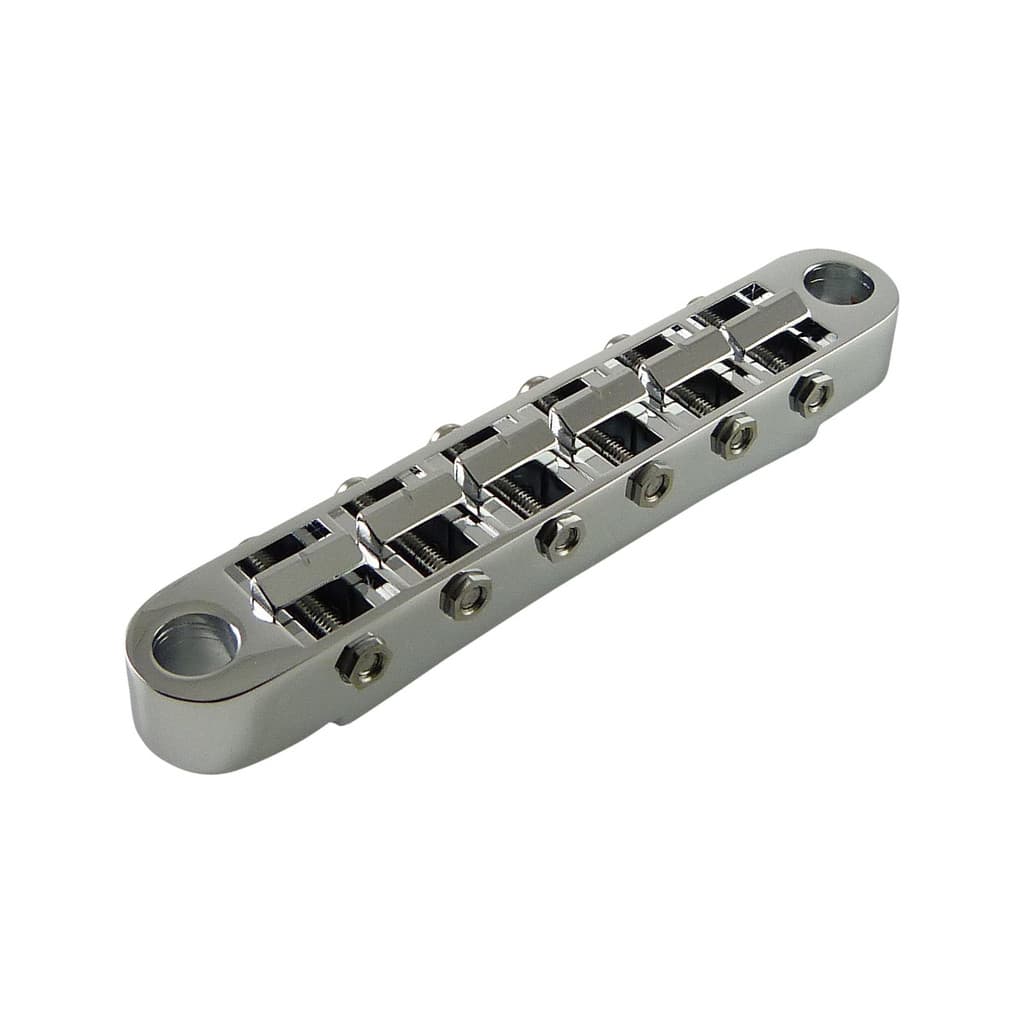 G.GOTOH Bridge Tune-o-matic para guitarra tipo Gibson Chrome GE103B-Tc