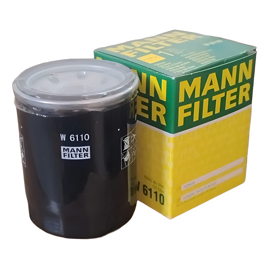 Filtro Óleo Lubrificante Honda Accord / CRV / City / Civic / Fit / HRV / WRV (Mann W6110)