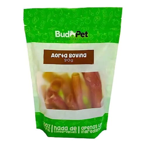 Petisco Natura P/ Cães e Gatos Budopet Aorta Bovina 90g