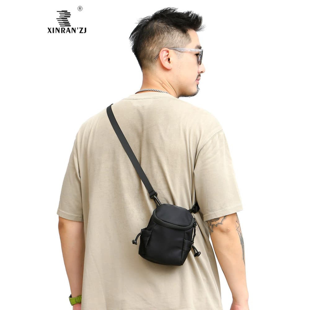 Mini pequeno multifuncional masculino leve Commuter saco do telefone móvel esportes à prova dwaterproof água portátil Cr
