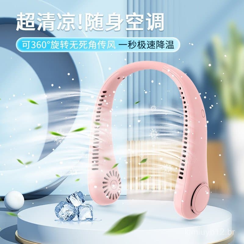 Ventilador de Pescoço Popular Selecionado com Cuidado, Mini Ventilador Portátil Sem Hélices, Ventilador Silencioso USB P