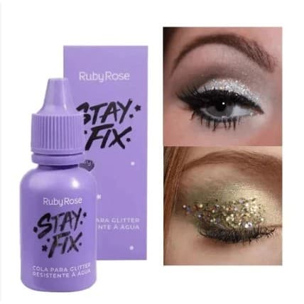 Cola Glitter Fixador Stay Fix Ruby Rose HB584