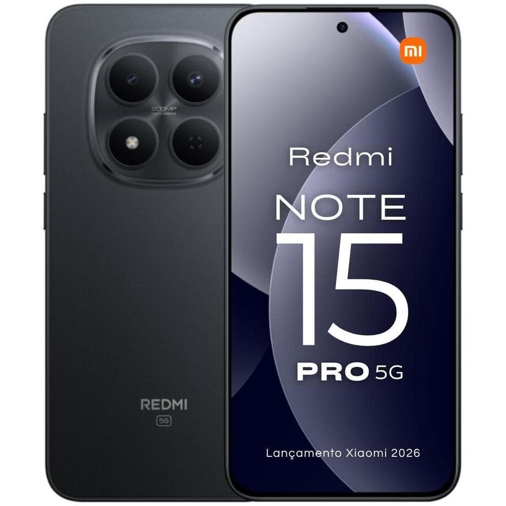 Smartphone Xiaomi Note 15 Pro 5G 256GB Ou 512GB 16GB Ram Boost NFC Tela AMOLED 120Hz 200MP