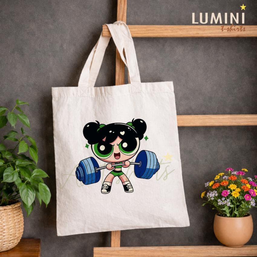 Bolsa ECOBAG sacola DOCINHO unissex casual academia gym bolsa básica verão