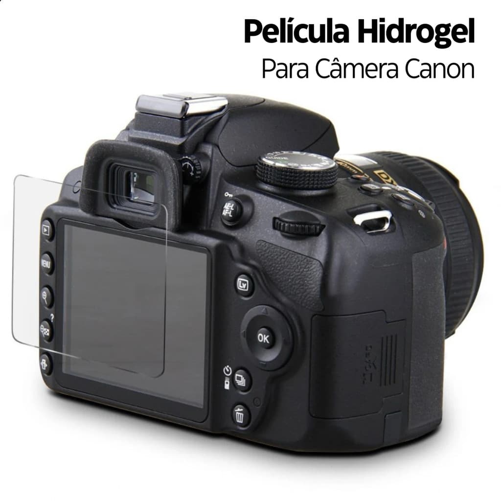 Película Protetora Para Câmera Canon Hidrogel