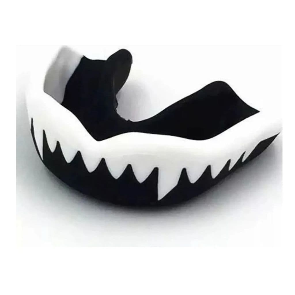 Bucal para Lutas Design Vampiro Preto e Branco