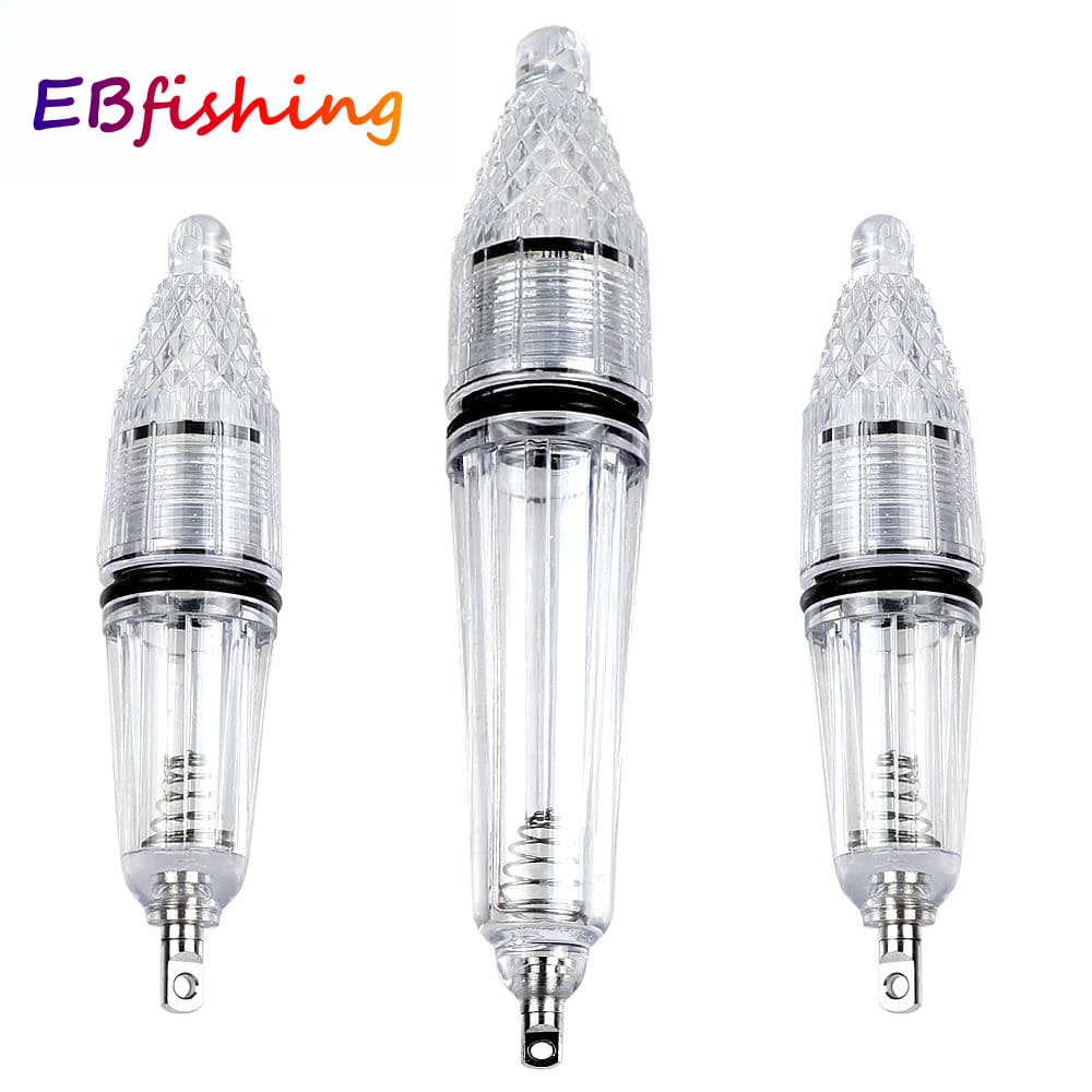 12cm/17cm Luzes De Pesca Noite Localizadores De Peixes Subaquáticos Super Impermeável Fluorescente Brilho No Escuro LED