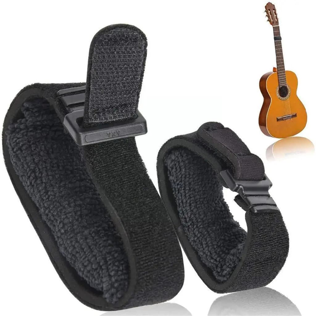 Cordas De Traste De Guitarra Mudo Amortecedor De Ruído Envolve Fita De Feixe Preta Para Guitarras Baixo Ukulele
