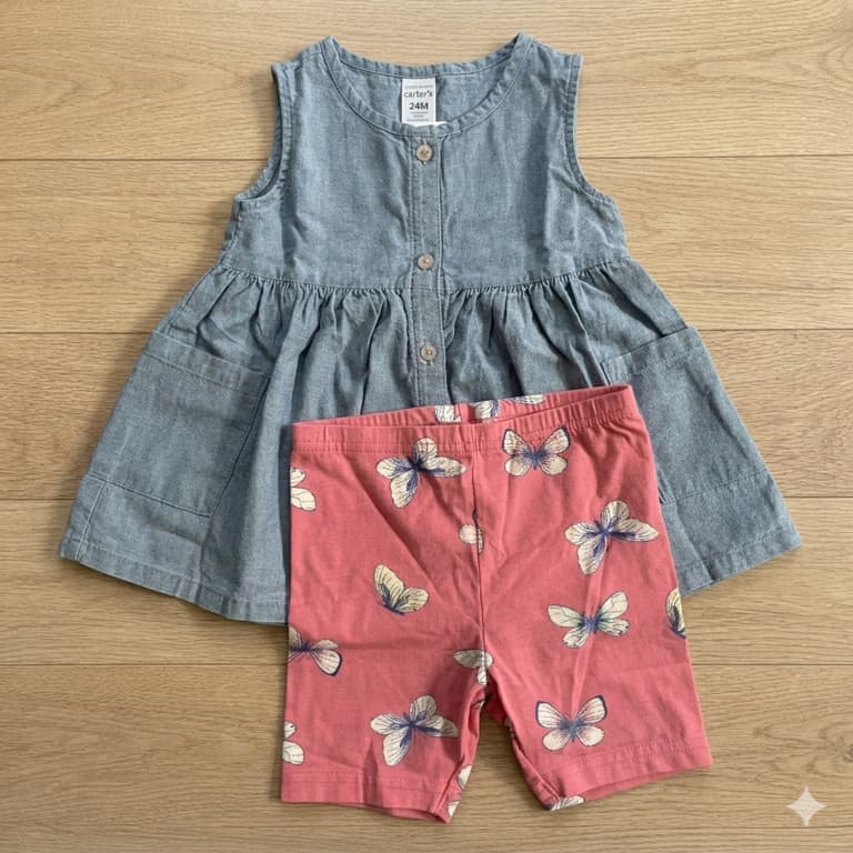 Conjunto Carter's Original Menina Algodão- NOVO