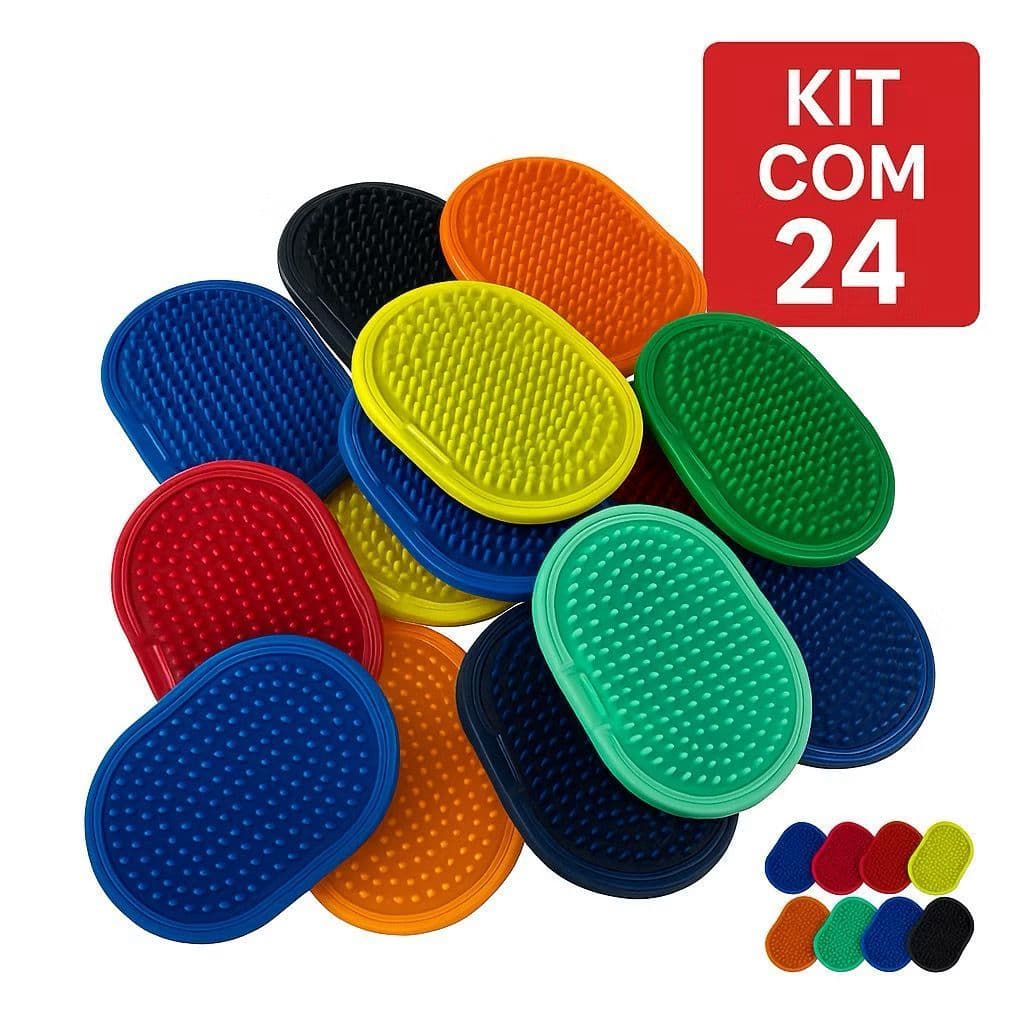 Escova Pata Pata Bolso Barbearia 24 Pente barbeiro