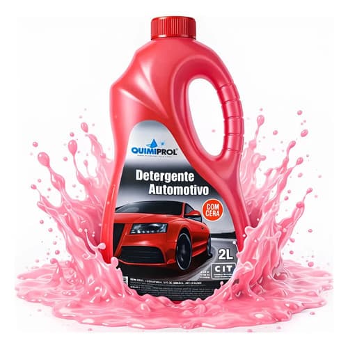 Shampoo Detergente 2 Litros Automotivo C/cera Concentrado