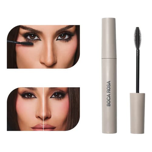 Máscara De Cílios Super Volume Boca Rosa Rímel Vegana Preto Preto