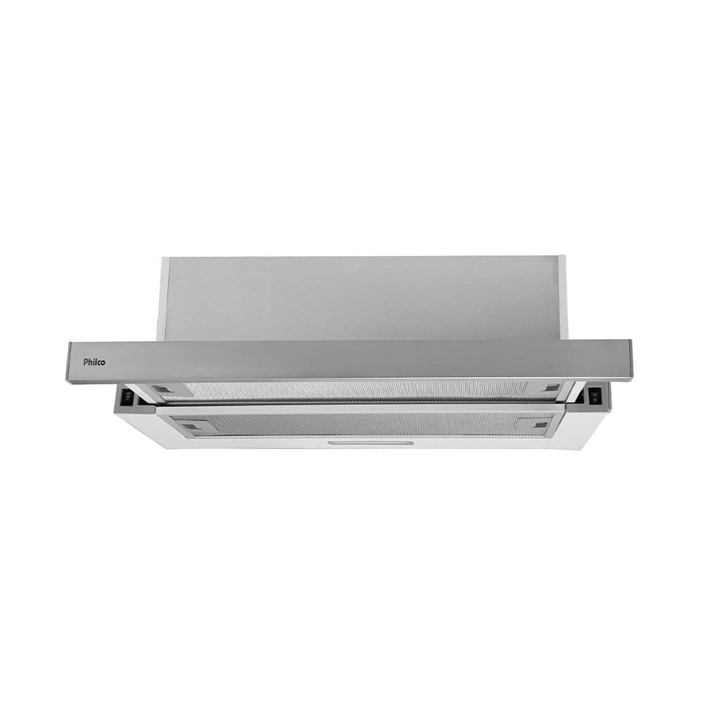 Depurador e Exaustor Philco PDR65I Inox 60cm Retrátil Com Dupla Filtragem 127v