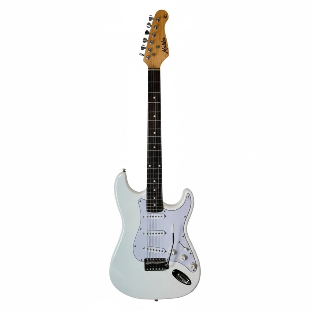 Guitarra Malibu Elétrica Eg22 Creme Qualidade Premium