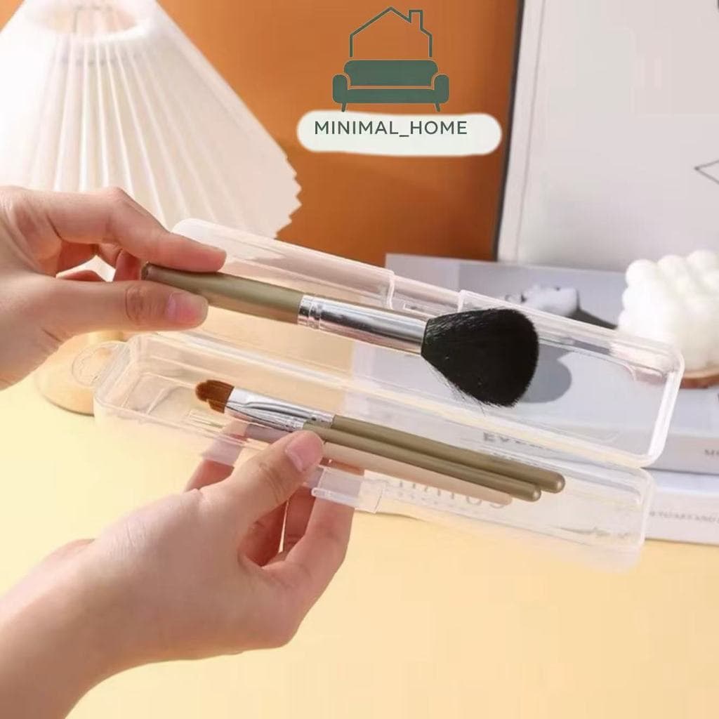Caixa Organizadora de Escovas de Dentes Transparente Portátil para Viagem-WJ-025