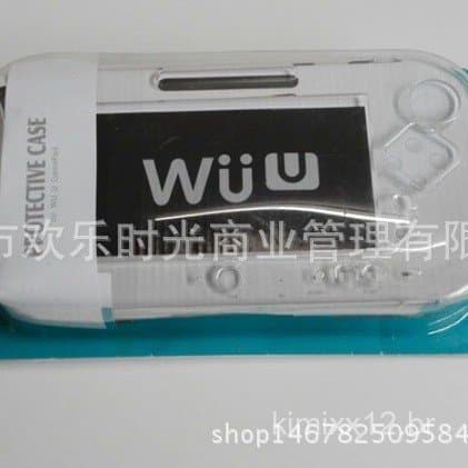 Acessórios WIIU GAMEPAD Console de Jogos Capa Protetora de Cristal Transparente