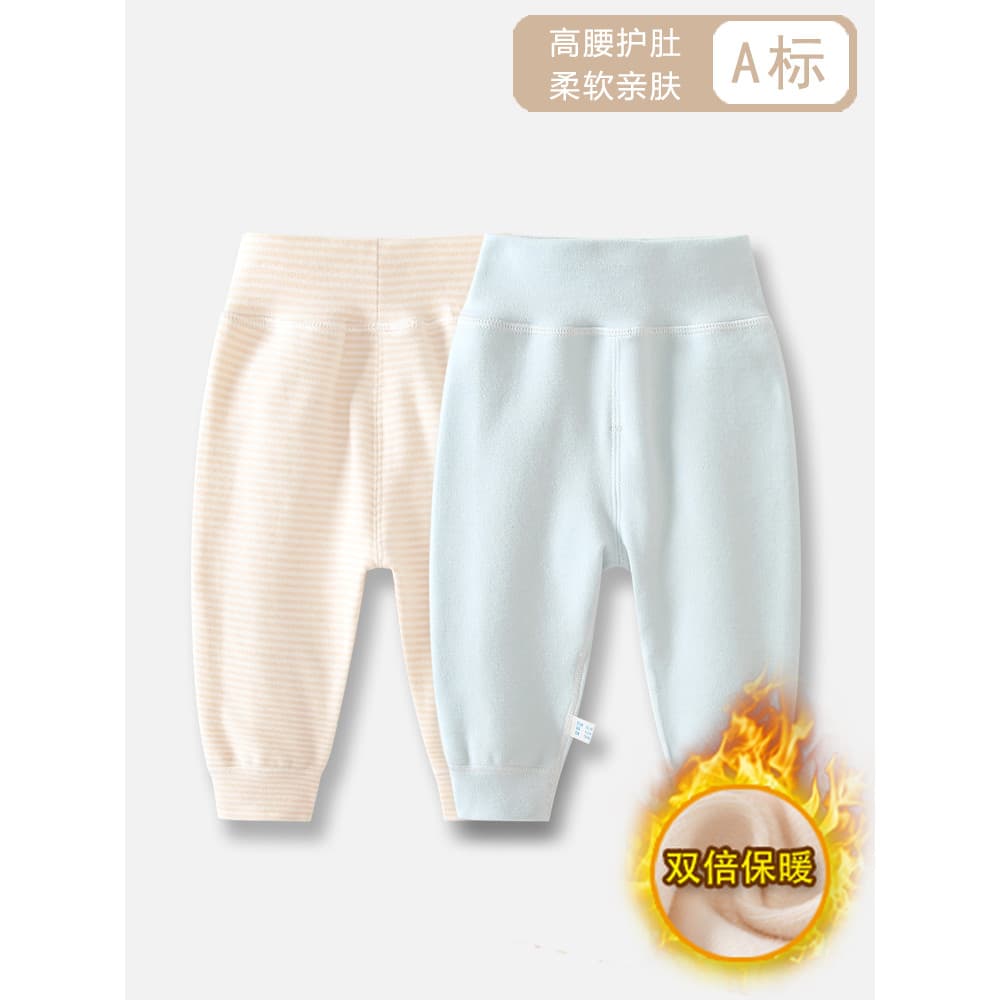 Calças de proteção para a barriga do bebê primavera outono inverno desgaste interno desossado Leggings que podem ser abe