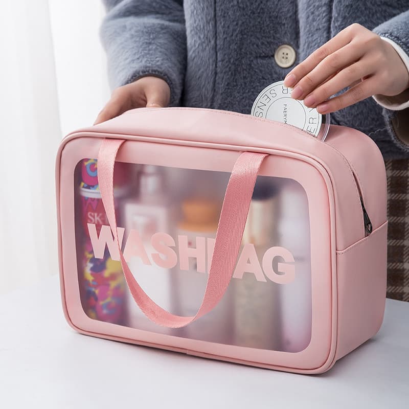 Saco cosmético de armazenamento de lavagem 2023 novo estilo portátil saco de banho de grande capacidade bolso de banho d