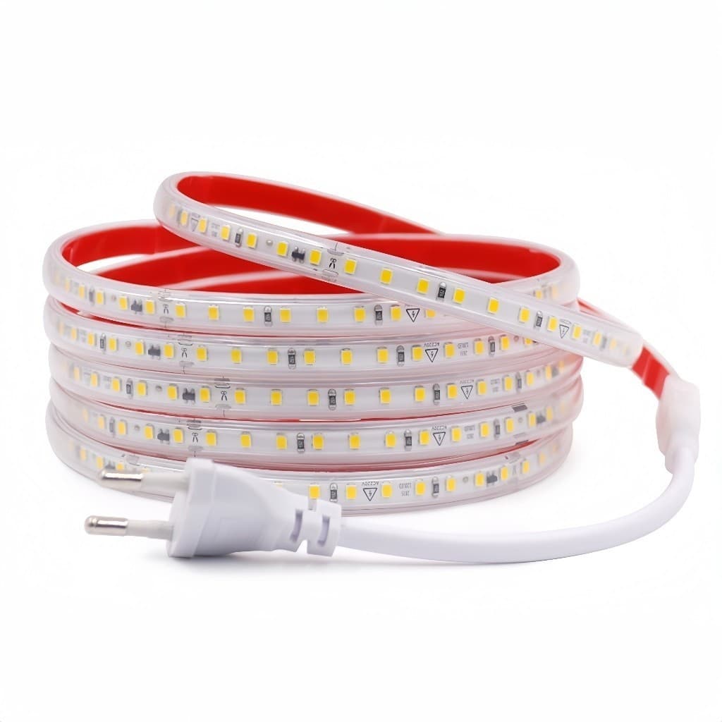 Kit 1m a 10m Mangueira LED 120LEDS Direta Com Dupla face IP65 Blindada 5050 18w/m 110v/220v