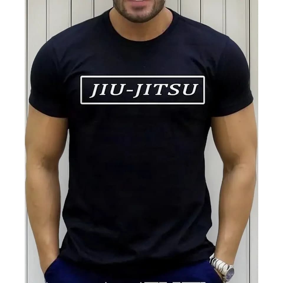 Camiseta Jiu Jitsu Camisa Masculina Luta Brasileira Dry Fit