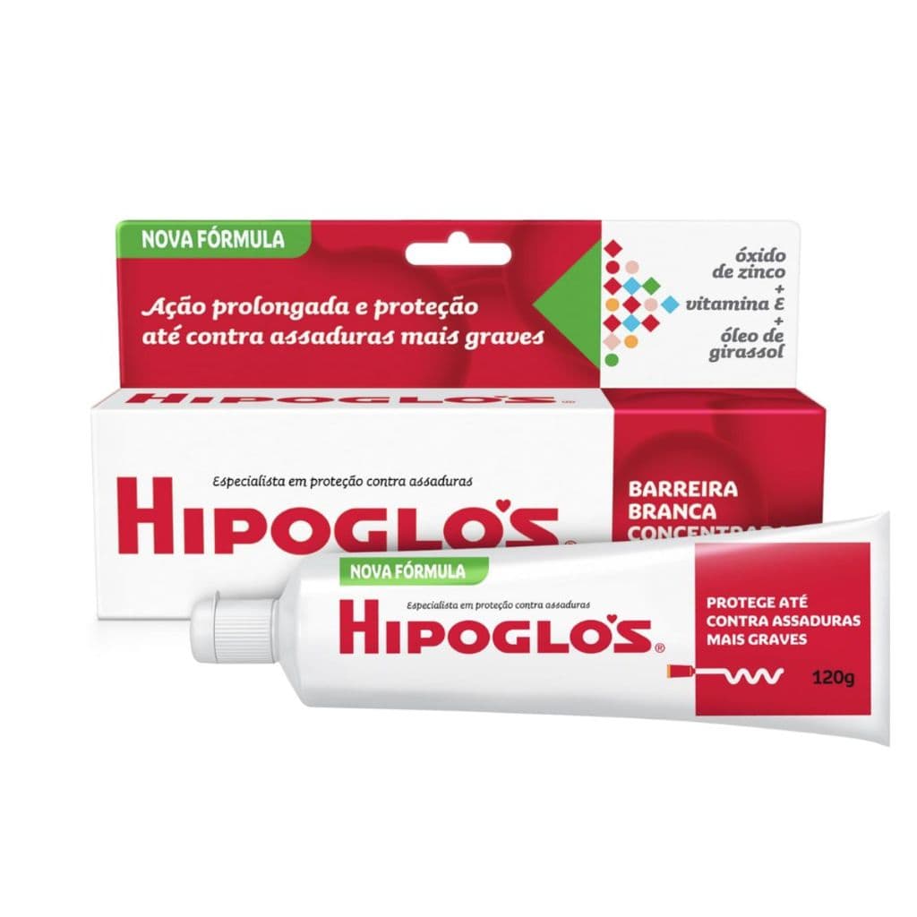 Creme para Assaduras Hipoglos Original Trata e Previne 120g
