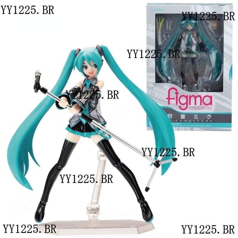Figma 014 Hatsune Miku Mudança De Cara Ação Figura De Brinquedos Bonecos Modelo